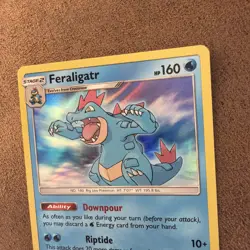 Pokemon TCG Feraligatr Dragon Majesty 24/70 Holo Holo Rare LP - Image 2