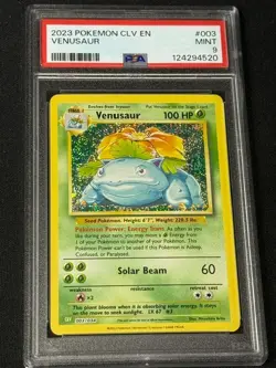 Pokemon Classic Collection Charizard, Blastoise Venusaur, PSA 9 Sequential Set - Image 5