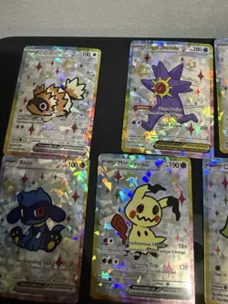 Derpy Pokemon 11 Card Bundle - Ft Mimikyu, Jigglypuff, Meowth, Riolu, Etc - Image 3