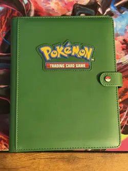 Pokemon Binder With Full Art/ex Cards Lot - Image 1