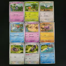 Pokemon Hyogonosuke Picture Puzzle Set x9 Cards - Image 1