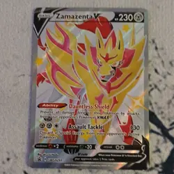 Zamazenta V Shiny SWSH293 Sword & Shield Promo Holo Brave Blade Pokemon Card - Image 1