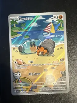 Pokemon TCG - Dwebble - 129/086 - Illustration Rare - SV: Black Bolt - Image 1
