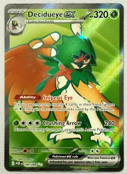 2026 Pokemon TCG Decidueye ex 100/088 Ultra Rare Perfect Order Excellent-NM/M - Image 1