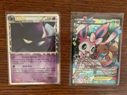 Pokemon TCG Holo 2-Card Lot Crobat 84/95 & Sylveon EX RC32/RC32 - Image 1