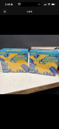 (2) Pokemon TCG Mega Evolution Ascended Heroes Elite Trainer Box ETB Sealed X2 - Image 1