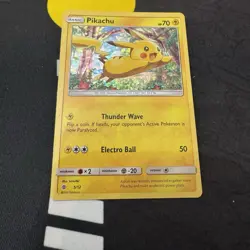 Pokemon Card McDonald's Promo 2017 Pikachu 5/12 Confetti Holo NM - Image 1