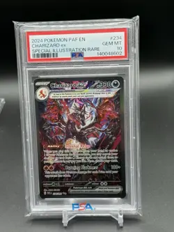 2024 Pokemon Paldean Fates Charizard ex Special Illustration Rare 234/091 PSA 10 - Image 1