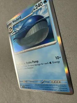 Pokemon TCG * Journey Together 041/159 Wailord Rare HOLO * UNG NM FRESH PK - Image 2