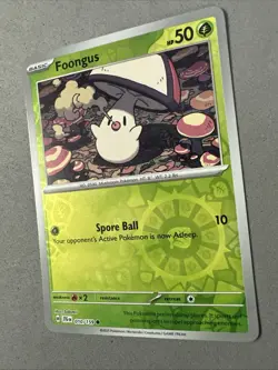 Pokemon TCG * Journey Together 010/159 Foongus C REVERSE HOLO * UNG NM FRESH PK - Image 2