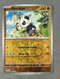 Pokemon TCG * Journey Together 083/159 Pancham C REVERSE HOLO * UNG NM FRESH PK - Image 1