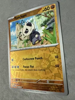 Pokemon TCG * Journey Together 083/159 Pancham C REVERSE HOLO * UNG NM FRESH PK - Image 2