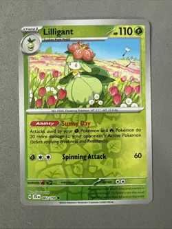 Pokemon TCG * Journey Together 007/159 Lilligant C REVERSE HOLO * NM FRESH PK - Image 1