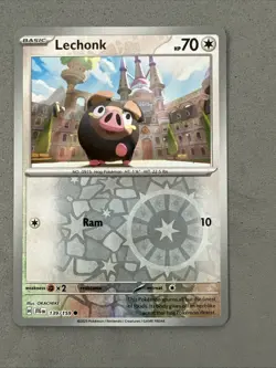 Pokemon TCG * Journey Together 139/159 Lechonk C REVERSE HOLO * UNG NM FRESH PK - Image 1