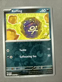 Pokemon TCG * Journey Together 091/159 Koffing C REVERSE HOLO * UNG NM FRESH PK - Image 1