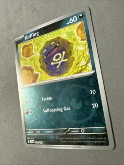 Pokemon TCG * Journey Together 091/159 Koffing C REVERSE HOLO * UNG NM FRESH PK - Image 2