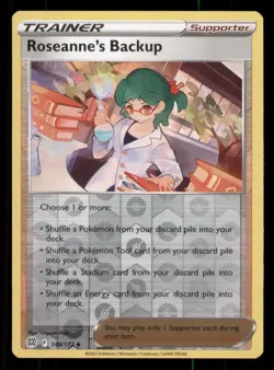 Roseanne's Backup SWSH09: Brilliant Stars #148/172 UC Reverse Holo Pokemon LP - Image 1