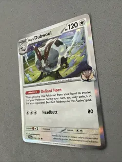 Pokemon TCG * Journey Together 136/159 Hop's Dubwool Rare HOLO * UNG NM FRESH PK - Image 2