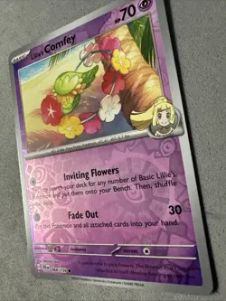 Pokemon TCG * Journey Together 068/159 Lillie's Comfey C REVERSE HOLO * FRESH PK - Image 2