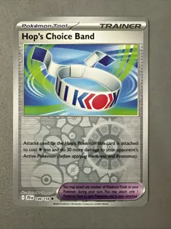 Pokemon TCG * Journey Together 148/159 Hop's Choice Band U REVERSE HOLO * NM - Image 1