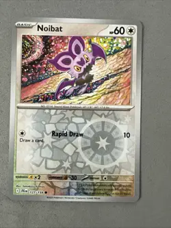 Pokemon TCG * Journey Together 127/159 Noibat C REVERSE HOLO * UNG NM FRESH PK - Image 1
