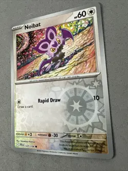 Pokemon TCG * Journey Together 127/159 Noibat C REVERSE HOLO * UNG NM FRESH PK - Image 2