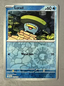 Pokemon TCG * Journey Together 035/159 Lotad C REVERSE HOLO * UNG NM FRESH PK - Image 1