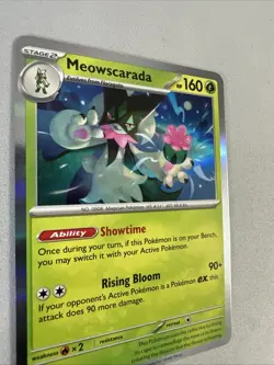 Pokemon TCG * Journey Together 018/159 Meowscarada Rare HOLO * UNG NM FRESH PK - Image 2