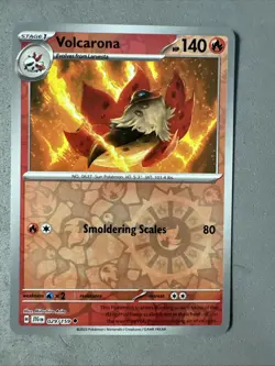 Pokemon TCG * Journey Together 029/159 Volcarona U REVERSE HOLO * NM FRESH PK - Image 1