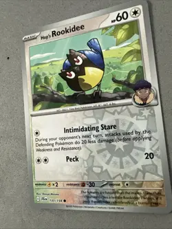 Pokemon TCG * Journey Together 133/159 Hop's Rookidee Common * UNG NM FRESH PK - Image 2