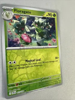Pokemon TCG * Journey Together 017/159 Floragato Common REVERSE HOLO * FRESH PK - Image 2
