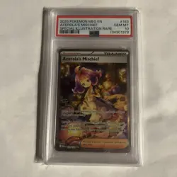 2025 POKEMON MEGA EVOLUTION SPECIAL ILLUSTRATION RARE ACEROLA'S MISCHIEF PSA 10 - Image 1