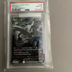 PSA 10 GEM MINT Lugia V 186/195 Silver Tempest ALT ART Pokemon Card - Image 1