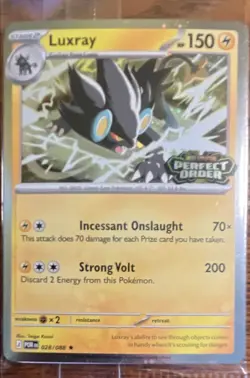 Pokemon Luxray Promo Holo 150 HP Perfect Order 028/088 English 2025 - Image 1
