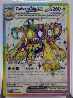 Pokemon TCG - Galvantula ex Full Art Ultra Rare - Stellar Crown - 159/142 - NM/M - Image 1
