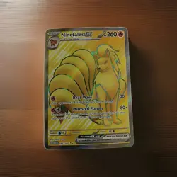 Pokemon TCG Ninetails EX Full Art Scarlet & Violet 186/165 Secret Rare Holo NM - Image 1