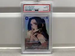 Bandai One Piece CCG Boa Hancock OP04-078 SP Alt Art Holo PSA 10 2023 - Image 1