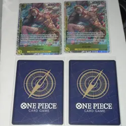 Play set One Piece Card Game Wyper OP11-114 Green Alt Art Foil Lot English 4 - Image 2