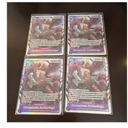 One Piece Card Game Donquixote Doflamingo OP01-096 Foil Lot English 4 - Image 1
