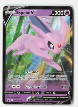 Espeon V Promo Holo SWSH: Sword & Shield Promo Cards SWSH201 NM - Image 1