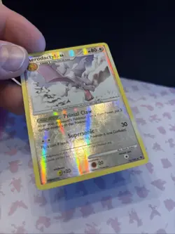 AERODACTYL LV. 44 MAJESTIC DAWN 15/100 REVERSE HOLO POKEMON CARD MP - Image 3