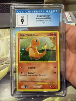 CGC 9 Charmander 101/100 Secret Rare Holo Stormfront Pokemon Card 2008 - Image 1