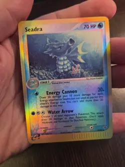 2003 Seadra 39/97 EX Dragon Reverse Holo Rare Pokemon Card - NM - Image 3