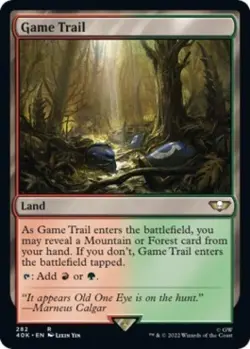 Game Trail (Surge Foil) -Foil Near Mint MTG Universes Beyond: Warhammer 40K - Image 1
