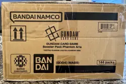 Bandai Gundam GD04 Phantom Aria Booster Pack Cards- *144 Packs* -FACTORY SEALED - Image 3