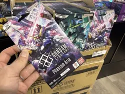 Bandai Gundam GD04 Phantom Aria Booster Pack Cards- *144 Packs* -FACTORY SEALED - Image 5