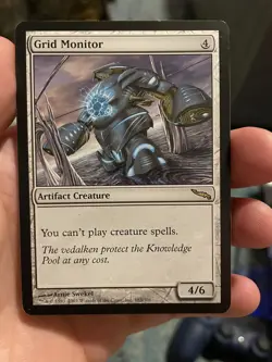 MTG Grid Monitor Mirrodin 183/306 Regular Rare - Image 1