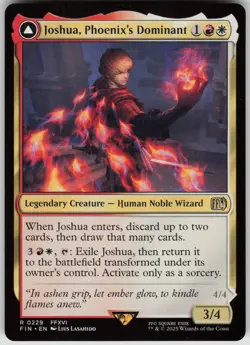 MTG Joshua, Phoenix's Dominant Normal NM FINAL FANTASY Magic 229 - Image 1