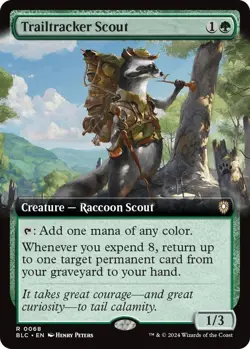 Trailtracker Scout (Extended Art) - Commander: Bloomburrow - 68 - LP/NM - Image 1