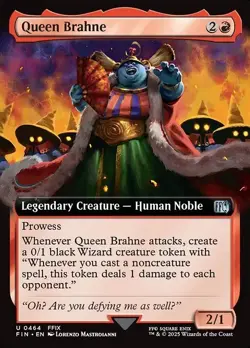 Queen Brahne x1 1x Extended Art Final Fantasy NM MTG - Image 1